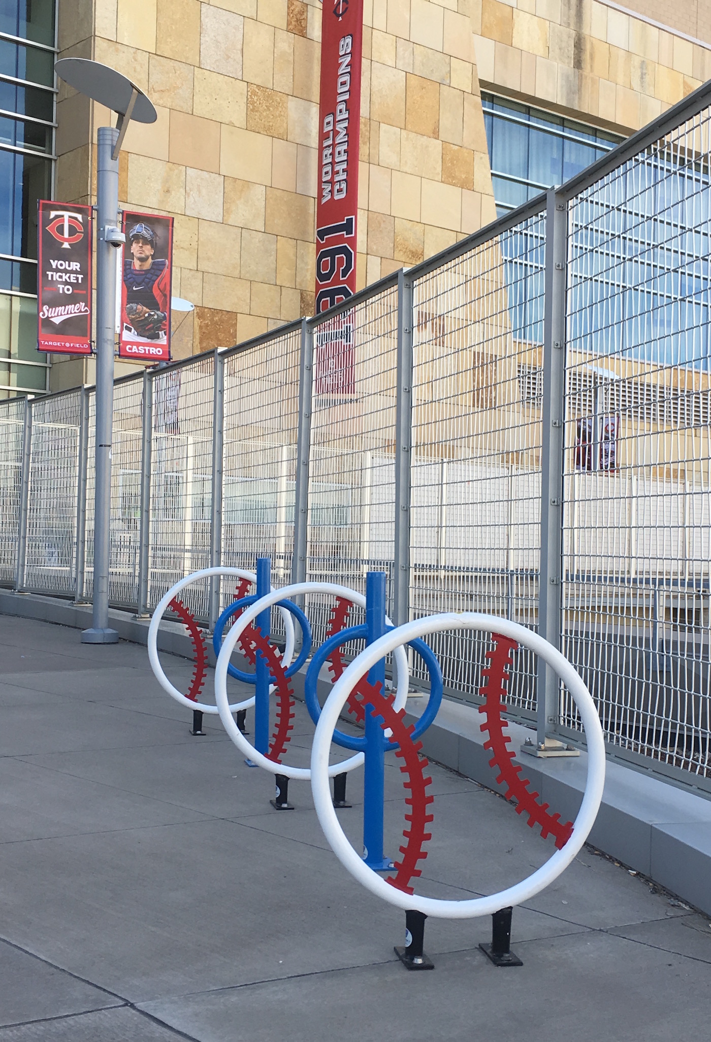 Target Field Station Bicycle Racks