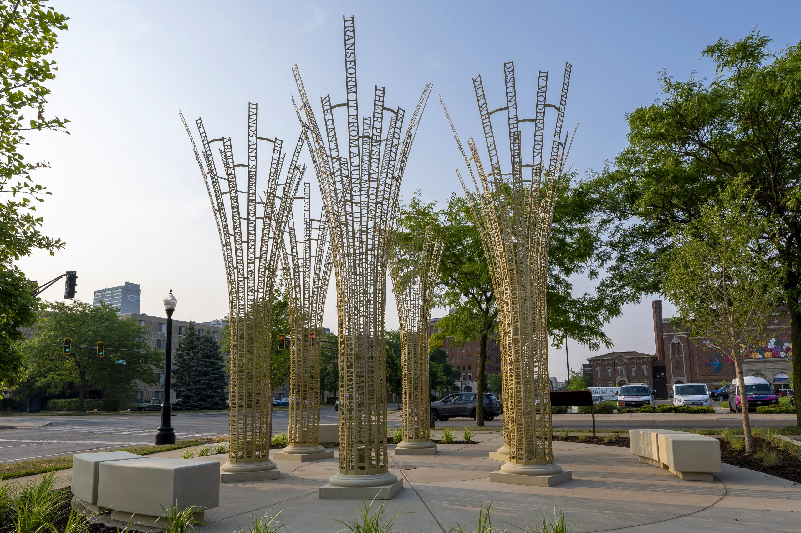 Pillars Of Hope And Justice, Dr. Martin Luther King, Jr. Public Monument