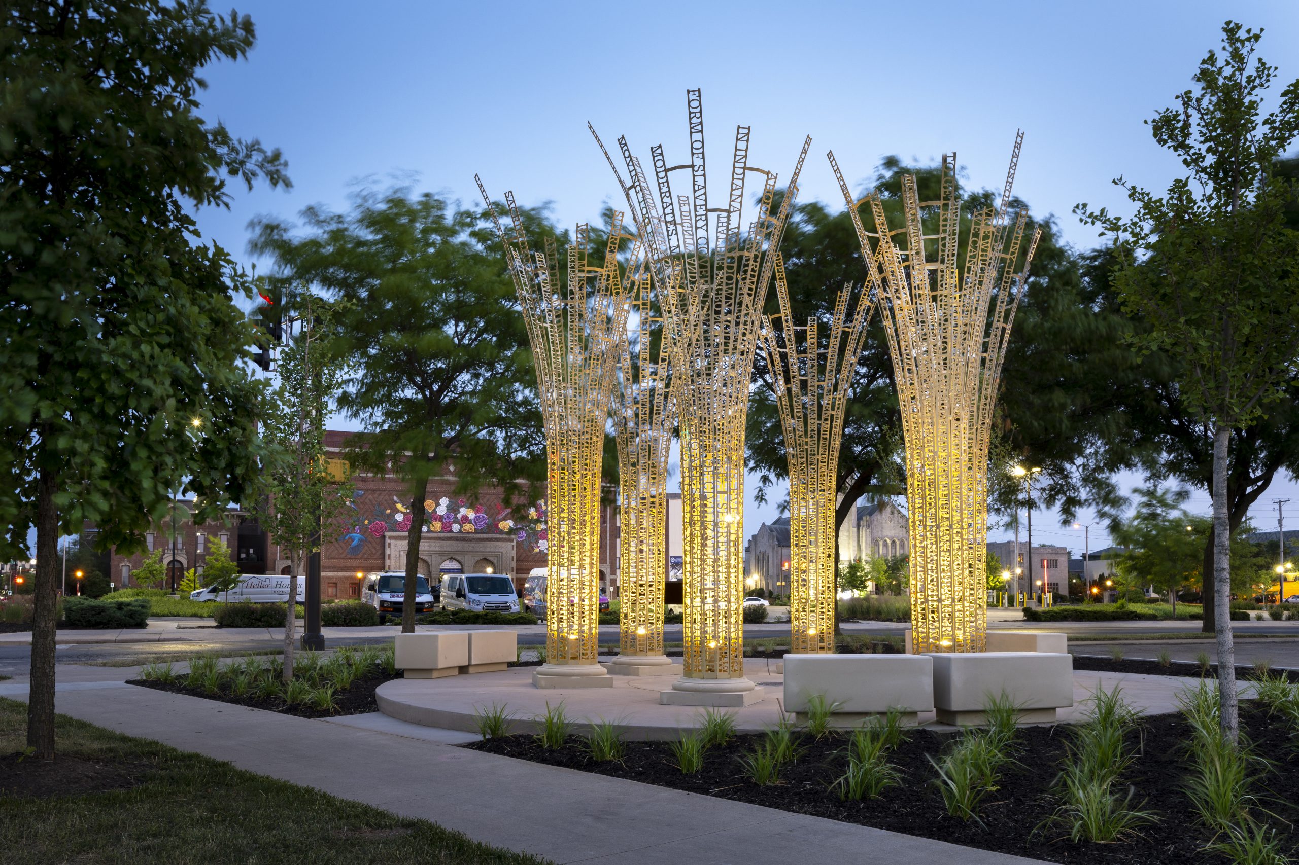 Pillars Of Hope And Justice, Dr. Martin Luther King, Jr. Public Monument