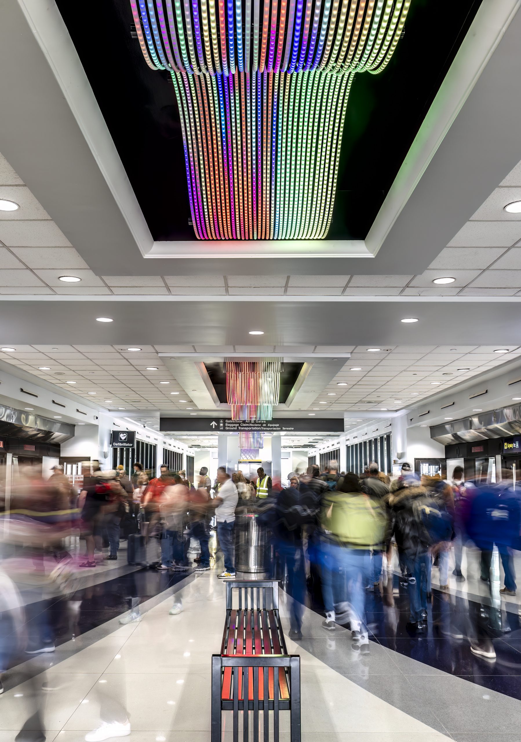 Data Stream by Input Output at Bush Intercontinental Airport in Houston,Texas.