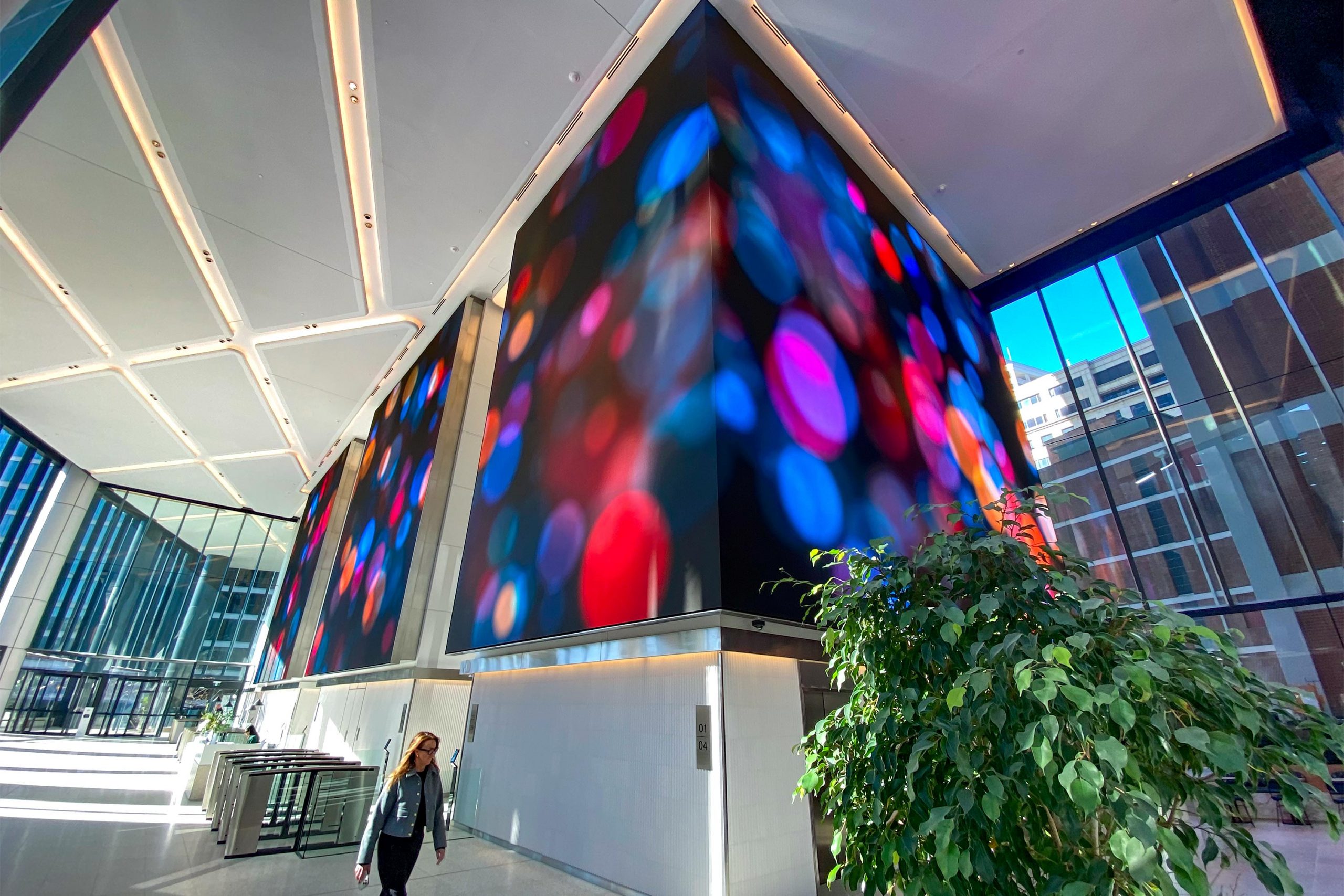 Salesforce Tower Sydney Lobby Video Wall