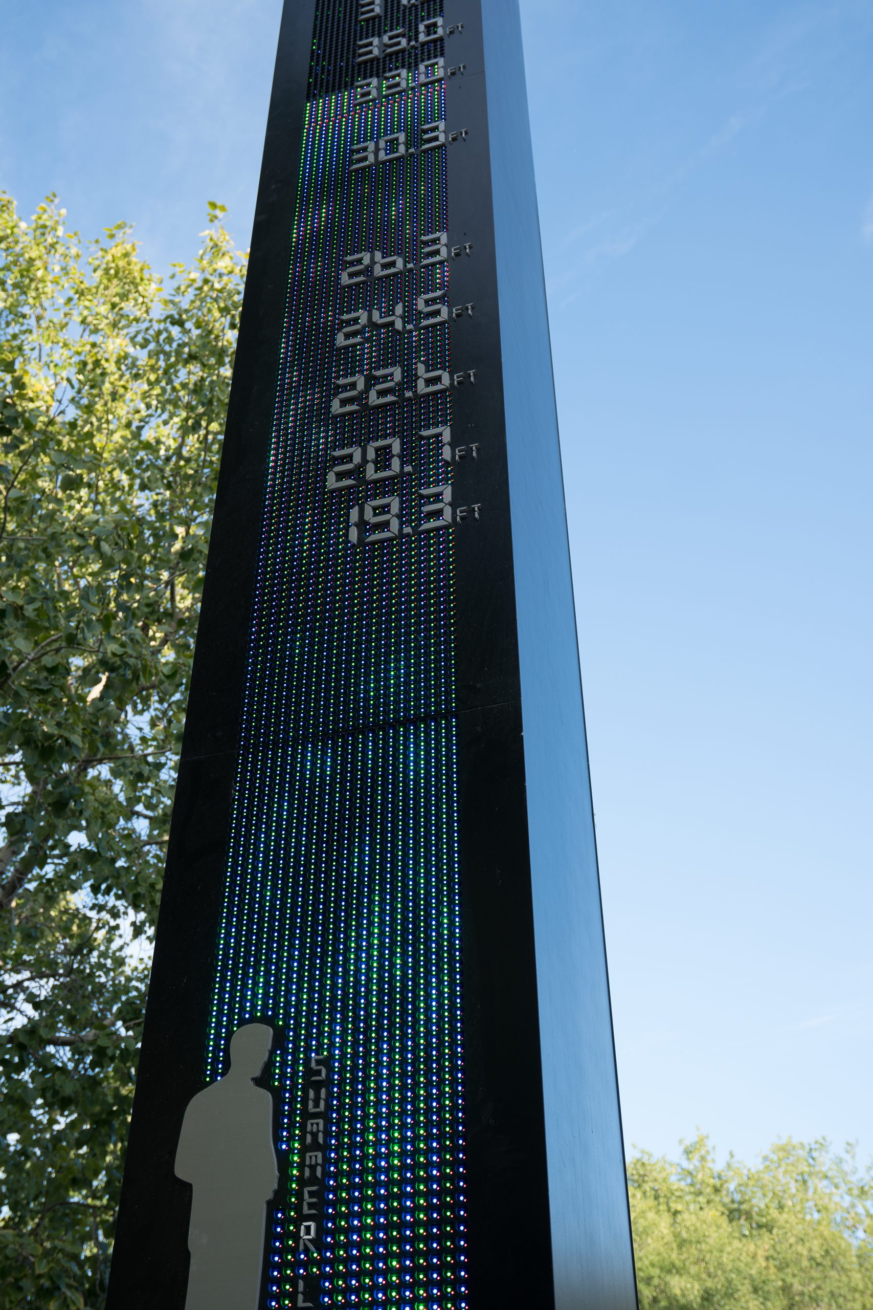 James Avenue Water Level Display