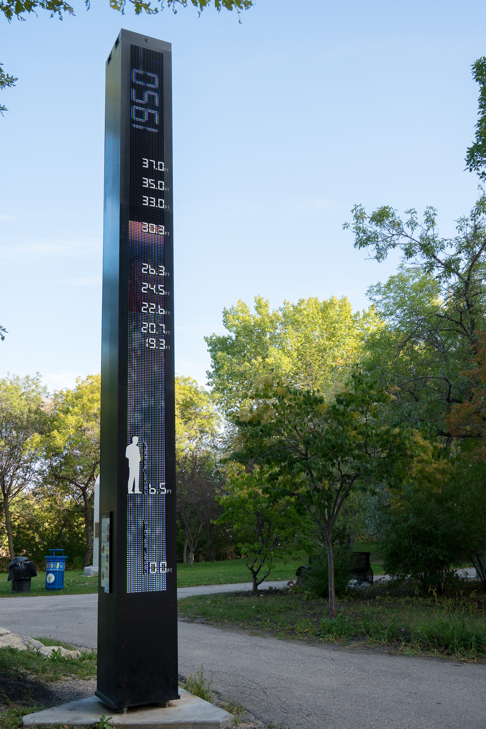 James Avenue Water Level Display